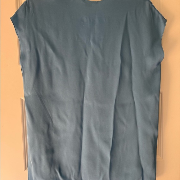 Vince Light Blue Women's Silk Blouse Size XXS - Picture 7 of 15